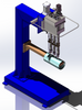 triple tubes of inner tank welding machine