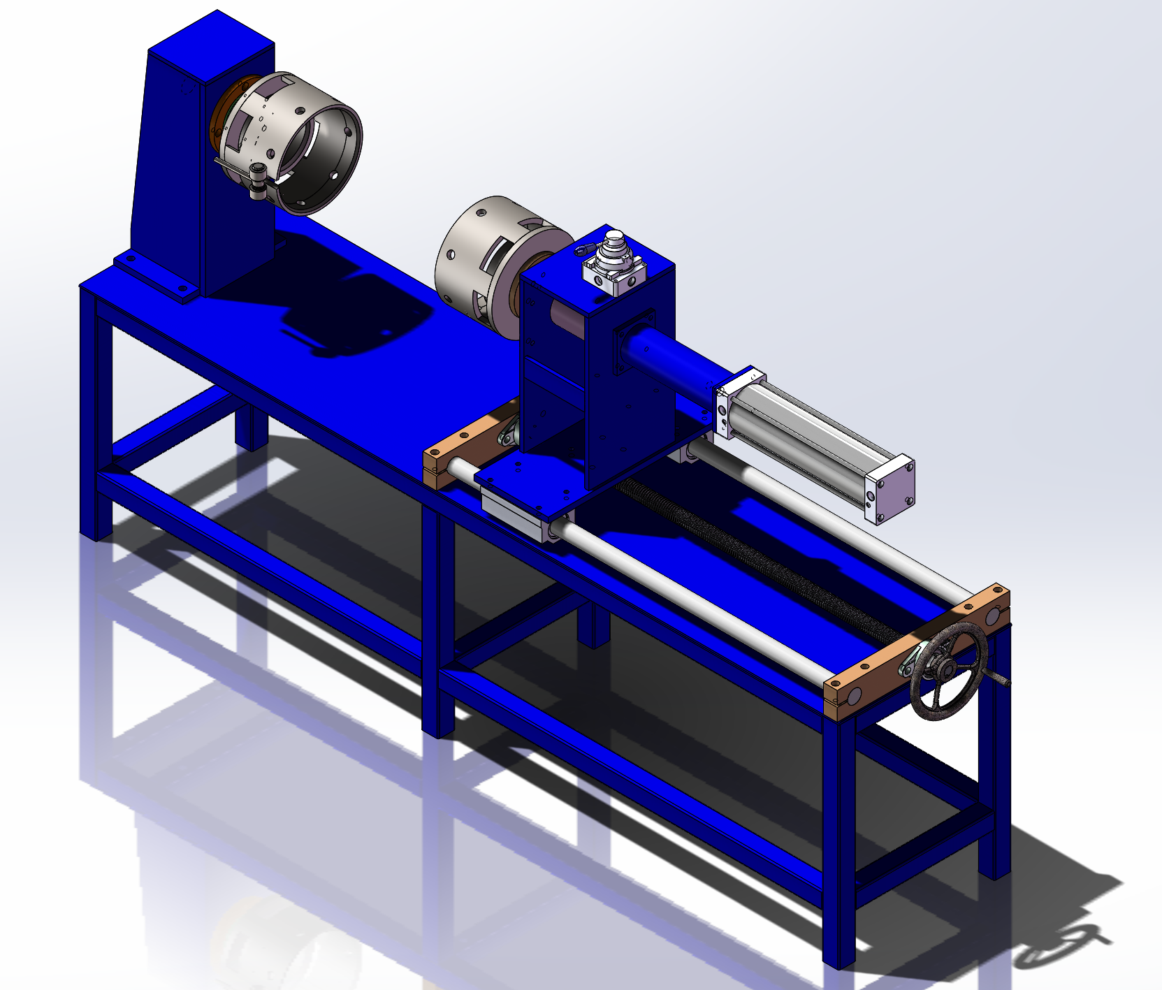 Spot welding &cover machine for inner tank
